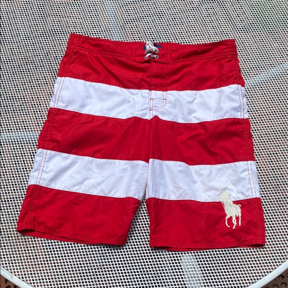 Polo by Ralph Lauren Red and White boy's Shorts